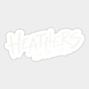 Heathers The Musical Merch Heathers Logo Sticker